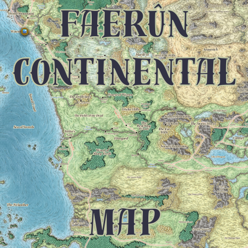 Faerûn Continental Map